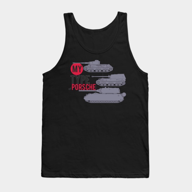 Tiger P, Ferdinand, MAUS Tank Top by FAawRay